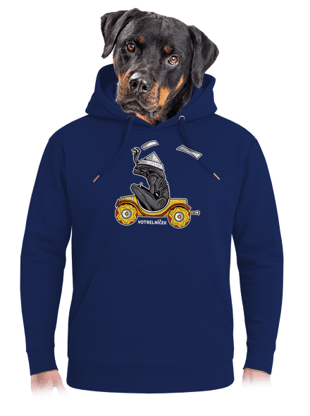 Votrelníček unisex mikina premium Navy