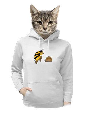 dámska mikina klokanka