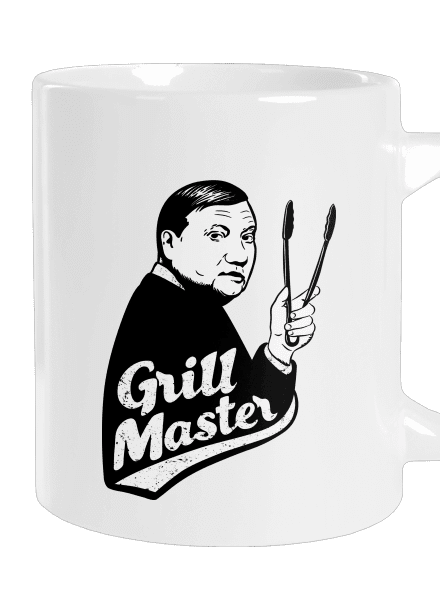 Grill master veľký hrnček White