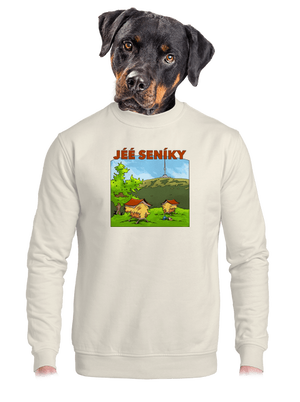 unisex mikina bez kapucne