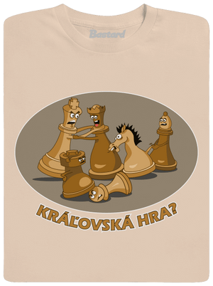 Kráľovská hra pánske tričko Sand