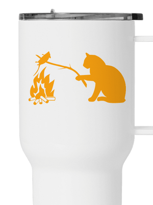 Mačka a myš termohrnček White