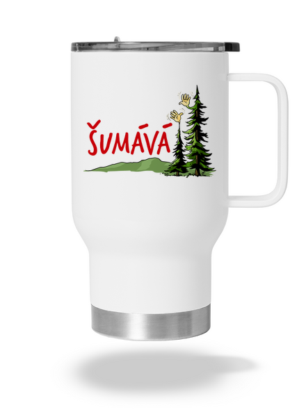 Šumává termohrnček White