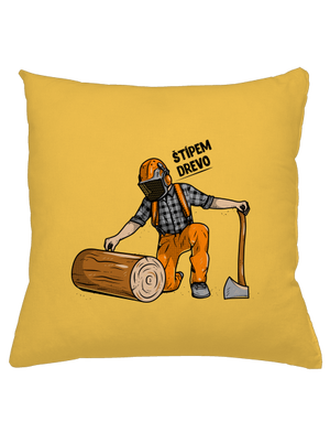 Drevorubač vankúš Yellow Gold