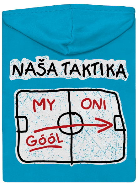 Naša taktika dámska mikina na zips Blue Atol