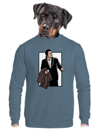 unisex mikina bez kapucne