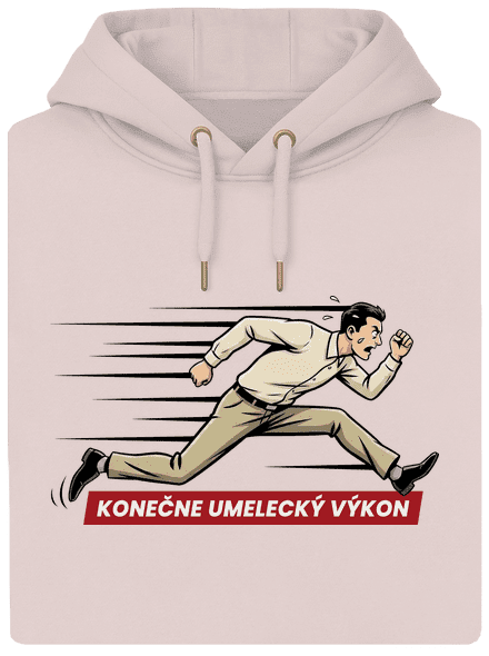 Umelecký výkon unisex mikina premium Rose Chalk