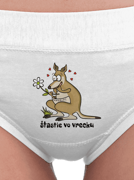 Šťastie vo vrecku dámske nohavičky White