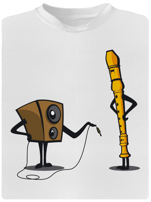 Plug-in jack detské športové tričko White