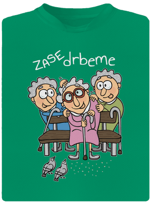 Zase drbeme detské športové tričko Kelly Green Mal