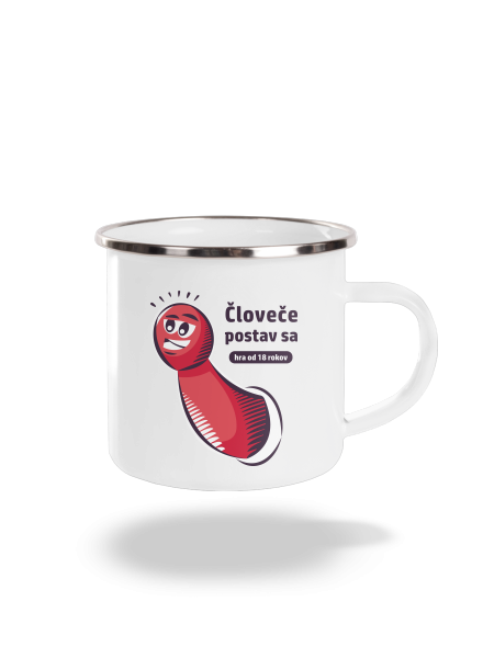 Človeče postav sa plecháčik White