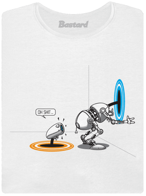 Portal dámske tričko prémium White