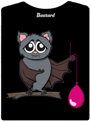 Netopier dámske tričko prémium Black