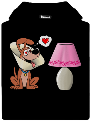 Zamilovaný pes detská mikina klokanka Black