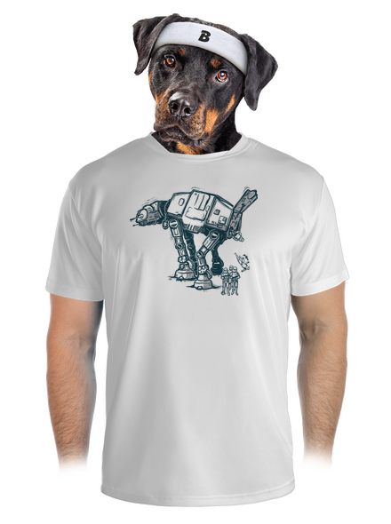 AT-AT pánske športové tričko White