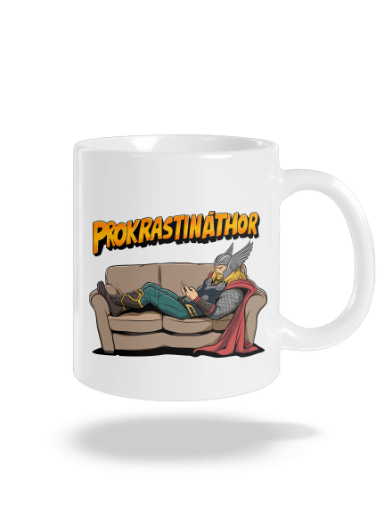Prokrastináthor klasický hrnček White