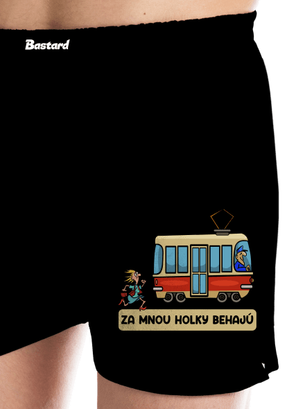 Za mnou baby behajú pánske trenky Black