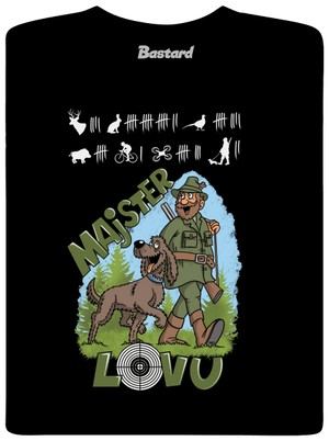 Majster lovu pánske dlhý rukáv Black