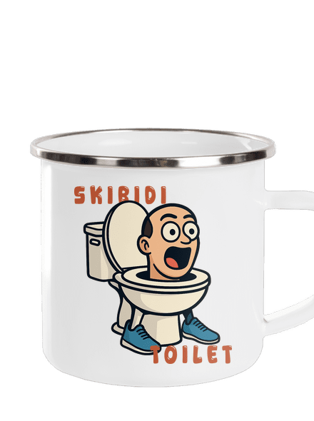 Skibidi Toilet plecháčik White