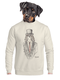 unisex mikina bez kapucne