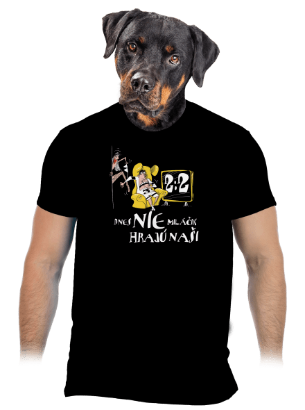 Hrajú naši pánske tričko Black