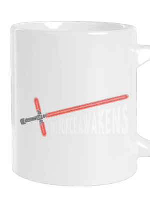 Sila sa prebúdza veľký hrnček White