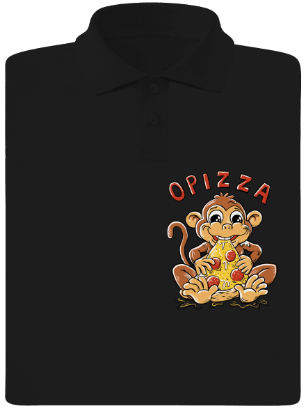 Opizza pánska polokošeľa Black