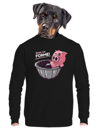 unisex mikina bez kapucne