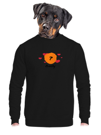 unisex mikina bez kapucne