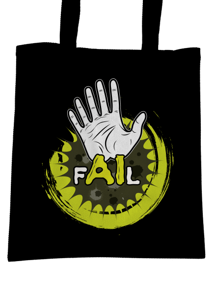 AI Fail taška Black
