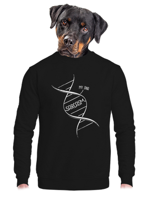 Sarcasm unisex mikina bez kapucne Black