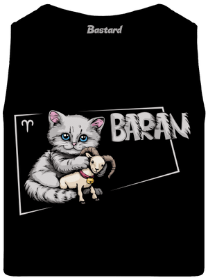 Mačací horoskop: Baran pánske tielko Black