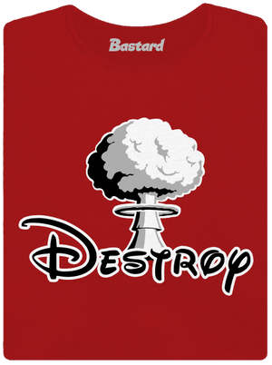 Destroy dámske tričko s lemom Red Mal