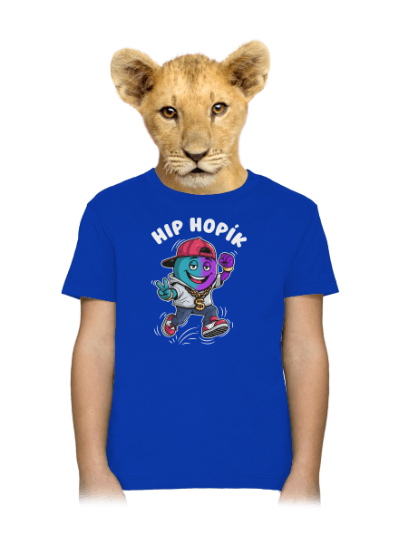 Hip Hopík detské tričko Royal Blue