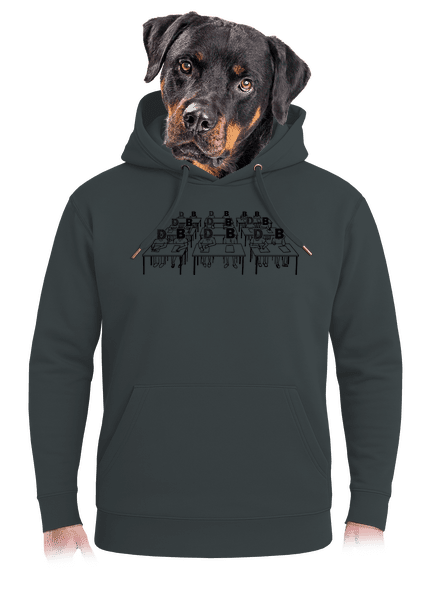 Cimrman: Debil, blbeček unisex mikina premium Charcoal