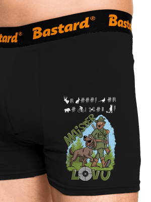Majster lovu boxerky Black