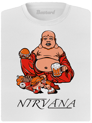 Nirvána dámske športové tričko White