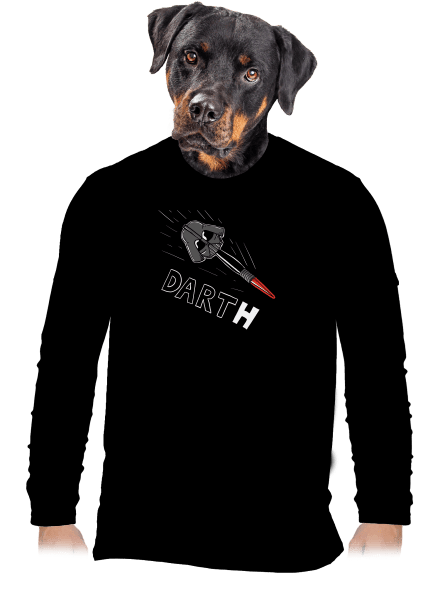 Dart(h) pánske dlhý rukáv Black