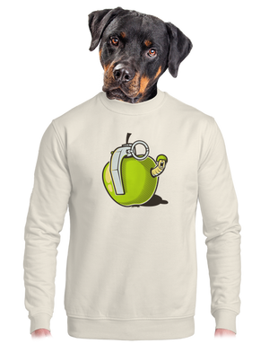 unisex mikina bez kapucne
