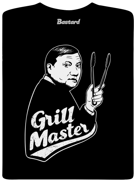 Grill master pánske dlhý rukáv Black