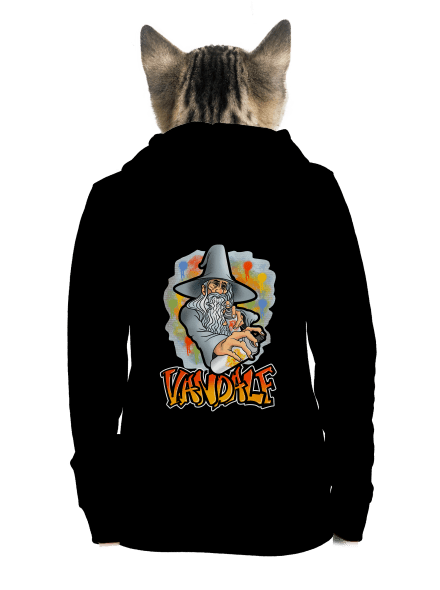 Vandalf dámska mikina na zips Black