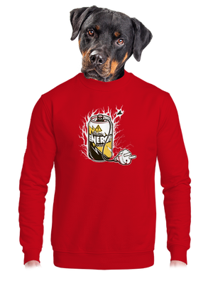 unisex mikina bez kapucne