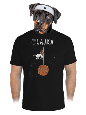 Vlajka pánske športové tričko Black