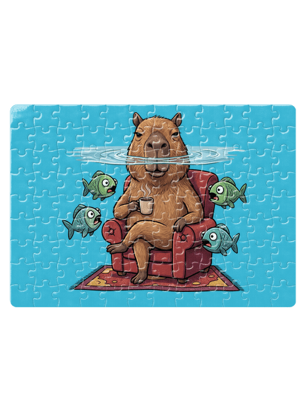 Potopený v pohode puzzle White