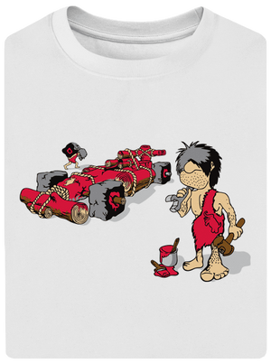 Formule unisex tričko oversized White