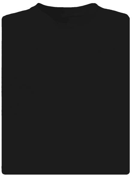 Bez potlače pánske športové tričko Black