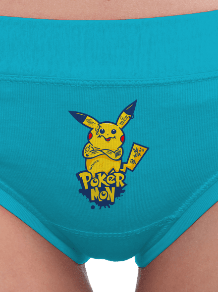Pokérmon dámske nohavičky Turquoise