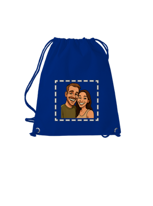 Karikatúra z vlastnej fotky vak Royal Blue Mal