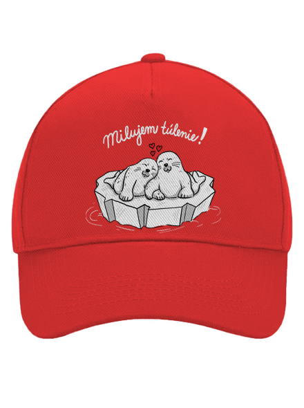 Milujem túlenie šiltovka baseballka Classic Red