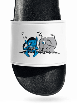 Error 501 šľapky White